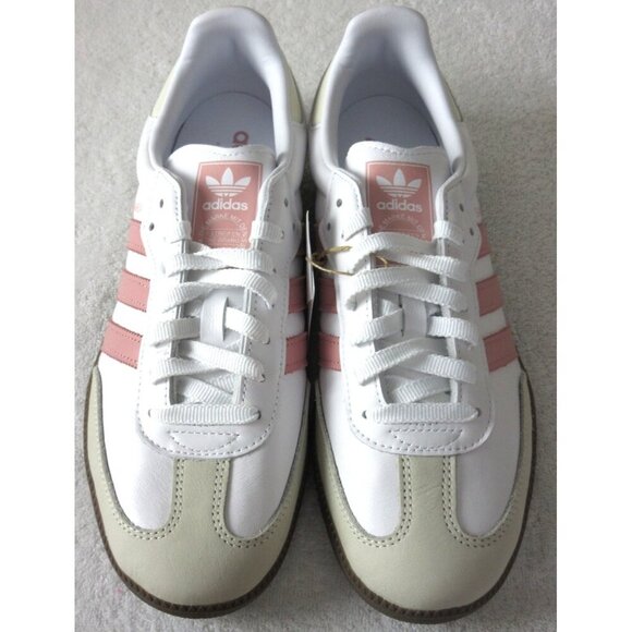 Adidas Originals Women's Samba OG Casual Shoes White Mauve Pink Size 11 NIB - Picture 3 of 5